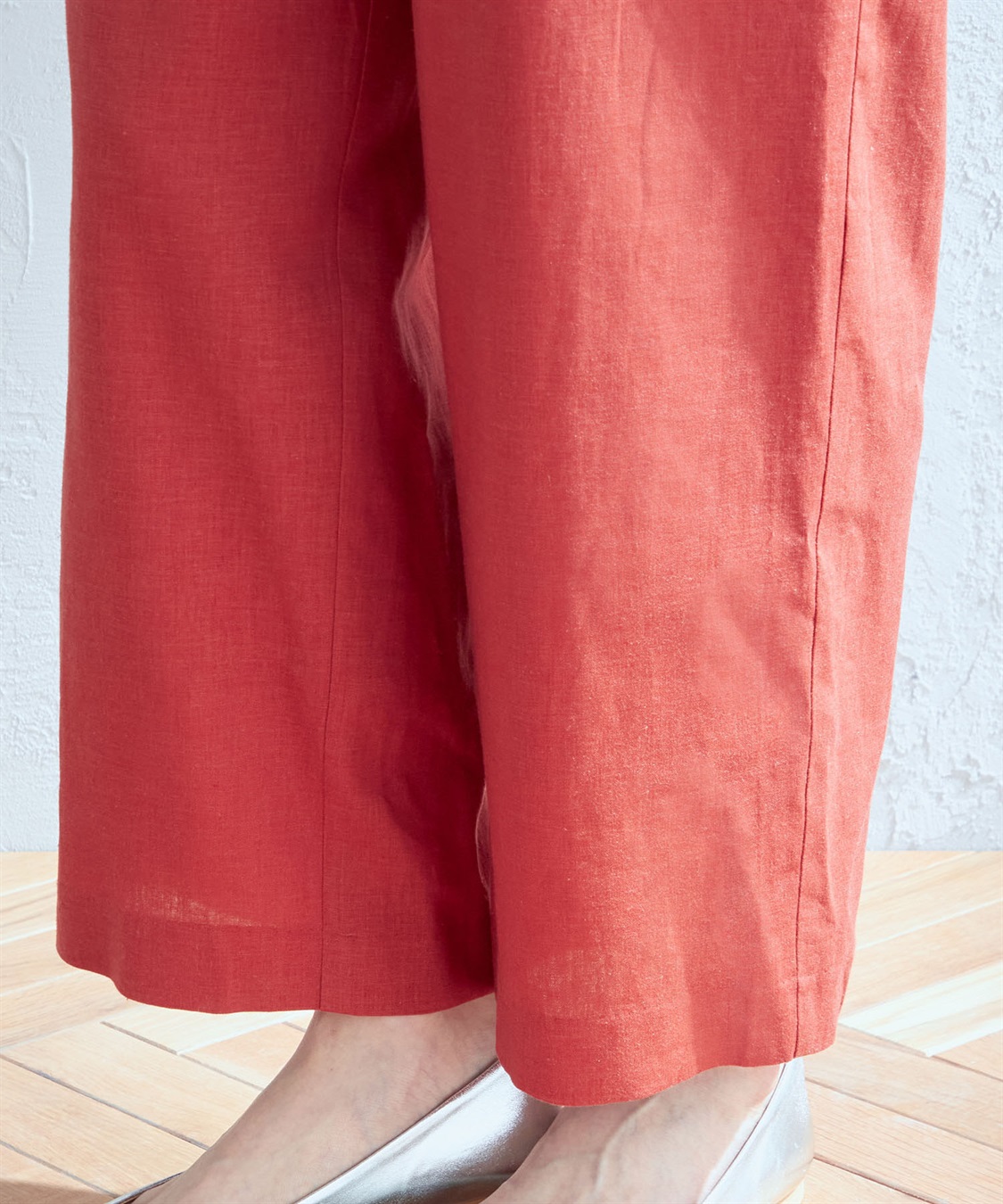 Petit Honfleur リネンブレンドセミワイドパンツ_sub_5