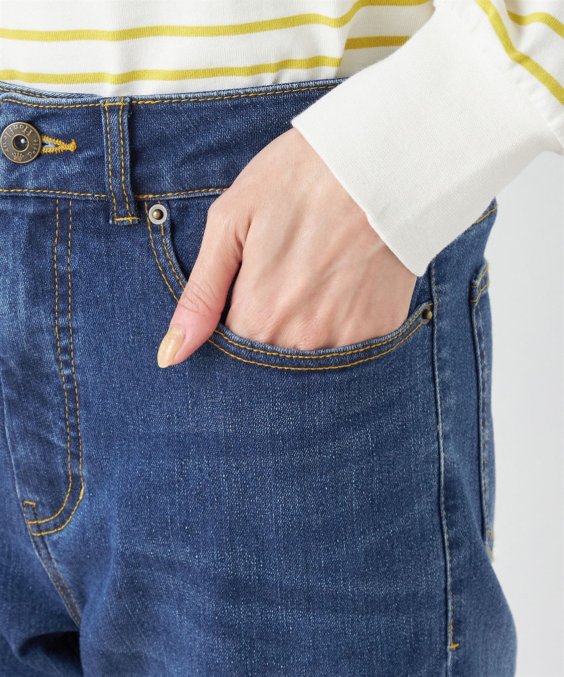 Petit Honfleur ストレートデニムパンツ_sub_6