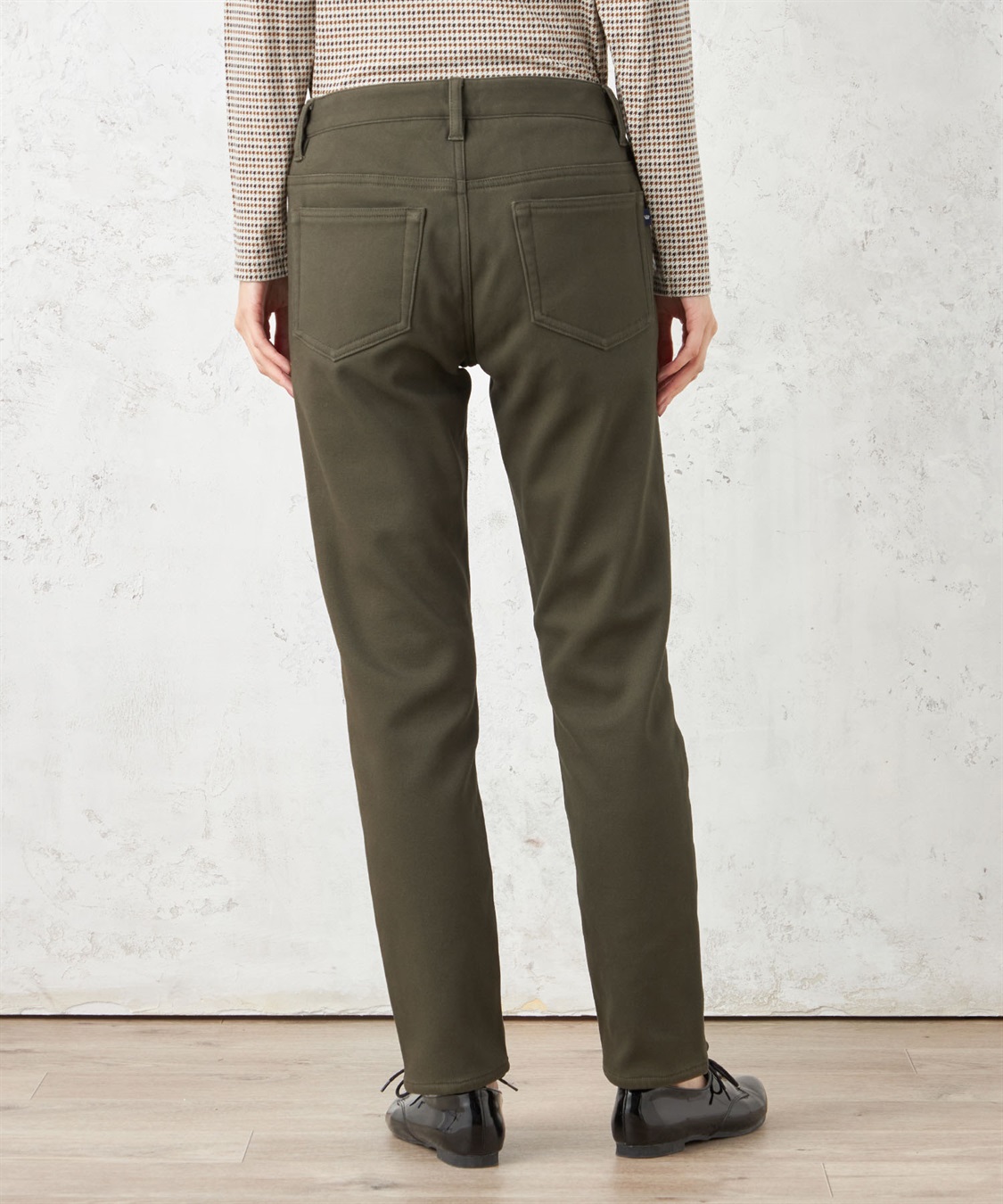 Petit Honfleur 裏フリースストレッチパンツ_sub_3