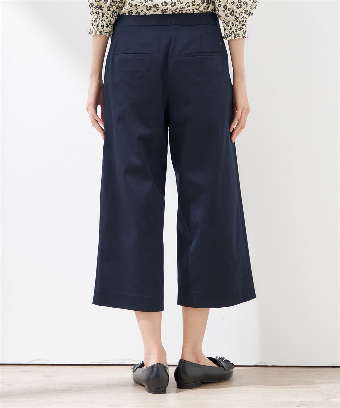 サテンストレッチパンツ Petit Honfleur｜クロスプラス公式通販