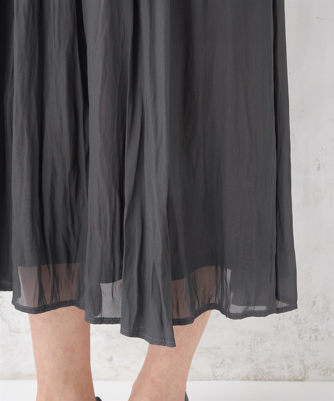 Petit Honfleur シフォンギャザースカート_sub_4