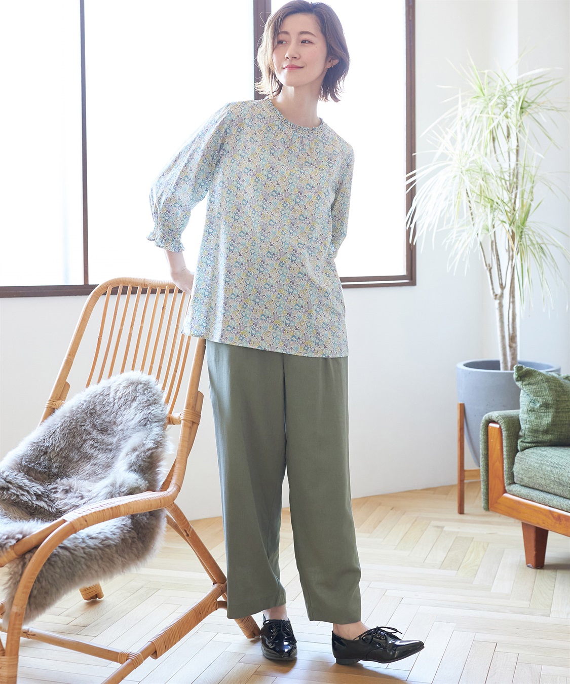 Petit Honfleur セミワイドパンツ_sub_10