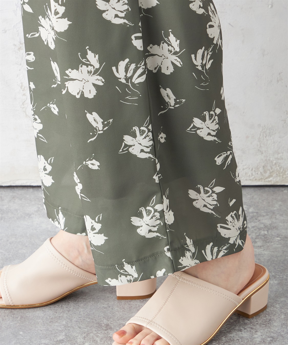 Petit Honfleur プリントワイドパンツ_sub_6