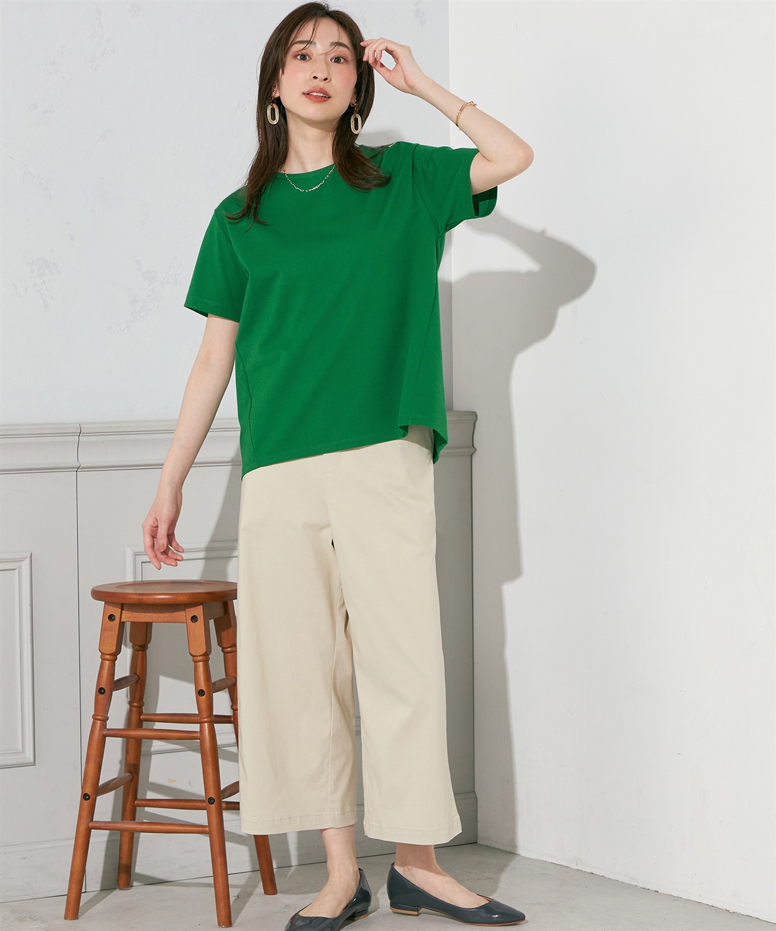 Petit Honfleur セミワイドパンツ_sub_10