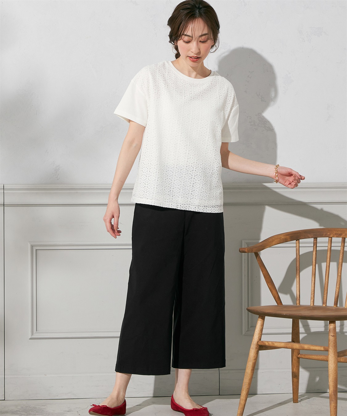 Petit Honfleur セミワイドパンツ_sub_12