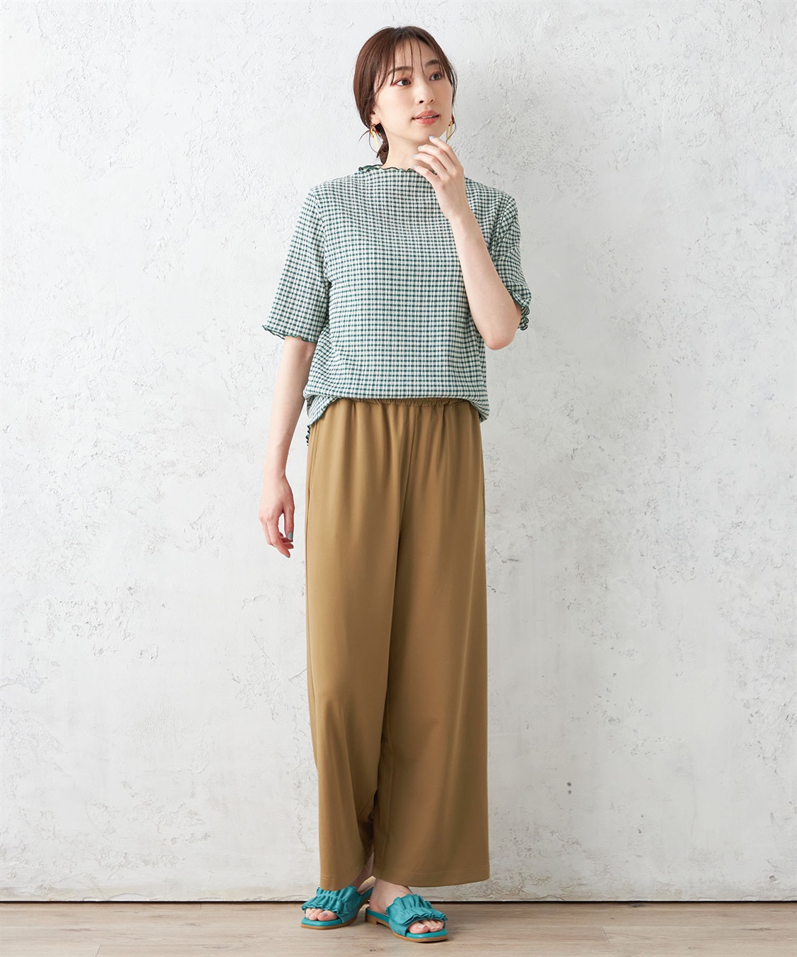 Petit Honfleur 【接触冷感】ワイドパンツ_sub_7