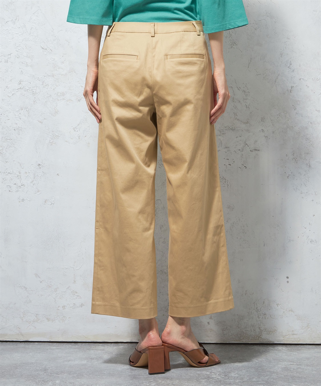 Petit Honfleur コットンサテンチノパンツ_sub_2