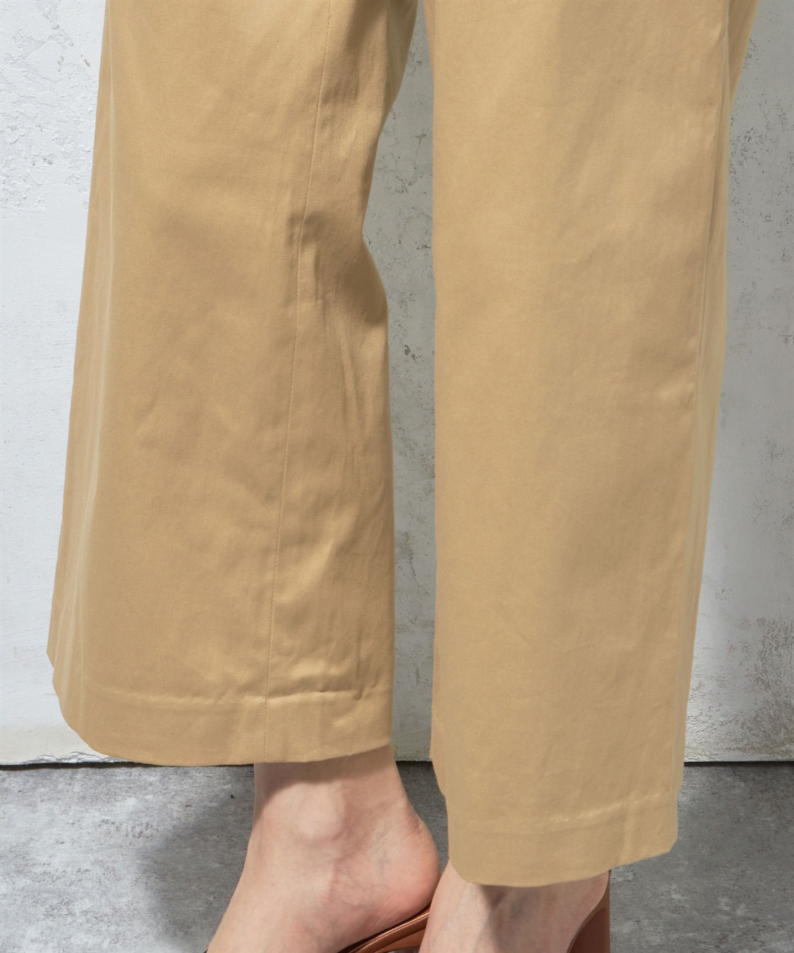 Petit Honfleur コットンサテンチノパンツ_sub_5