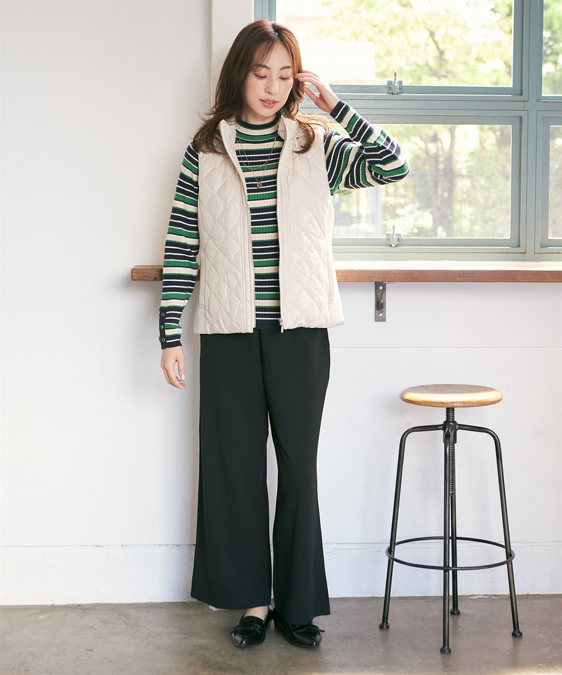 Petit Honfleur ワイドパンツ_sub_11