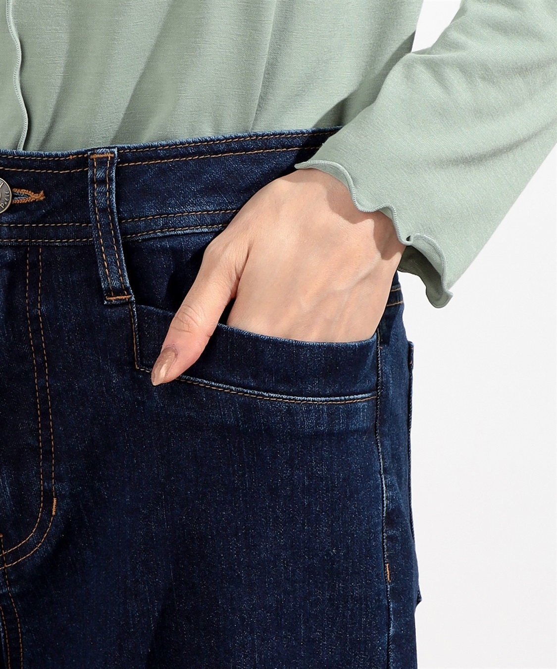 Petit Honfleur デニムワイドパンツ_sub_5