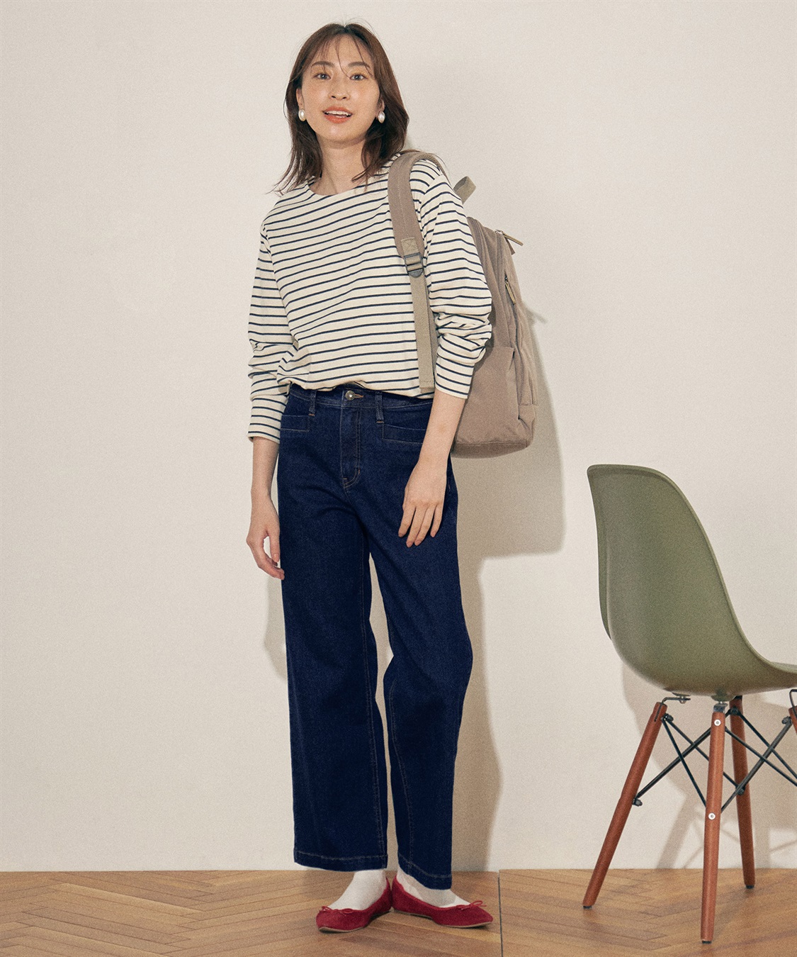 Petit Honfleur デニムワイドパンツ_sub_10