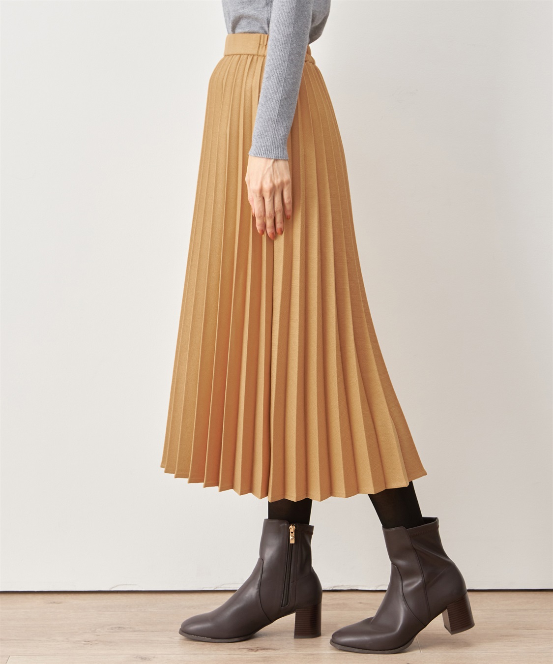 アコーディオンプリーツスカート Petit Honfleur｜クロスプラス公式