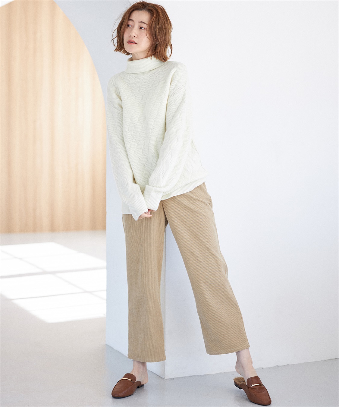 Petit Honfleur コーデュロイパンツ_sub_14