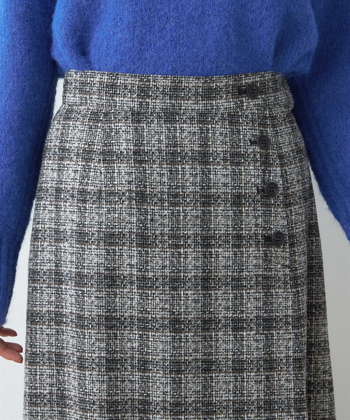 Petit Honfleur ツイードスカート_sub_3