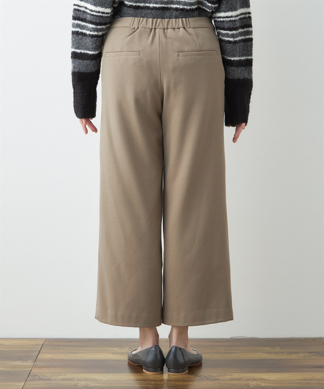 Petit Honfleur 裏起毛タックパンツ_sub_3