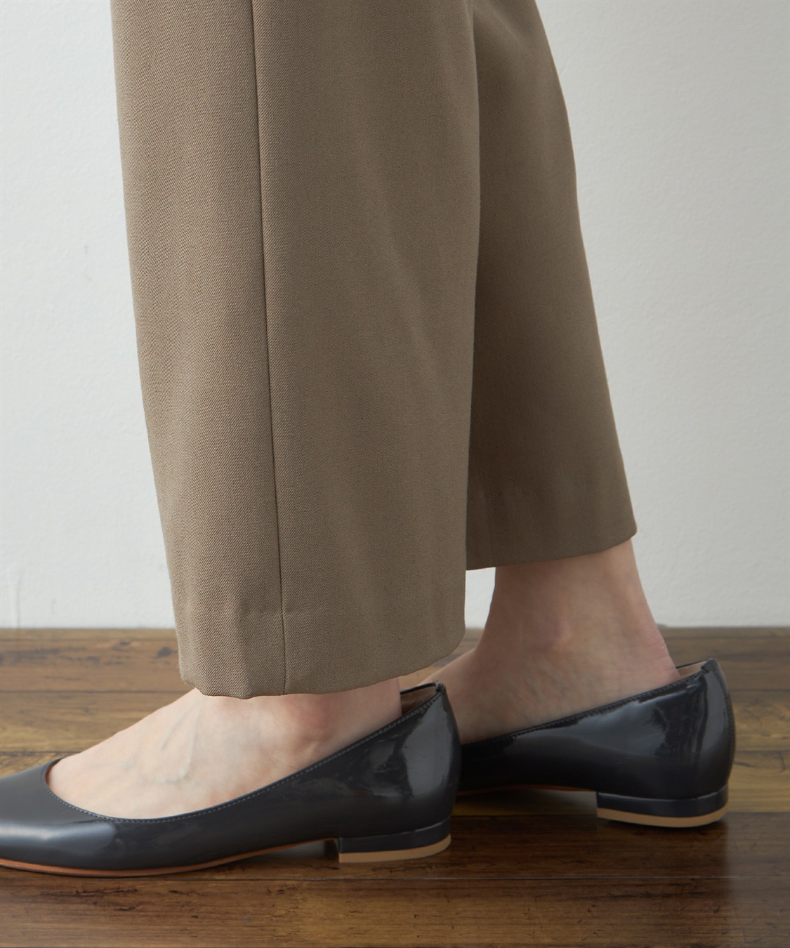 Petit Honfleur 裏起毛タックパンツ_sub_7