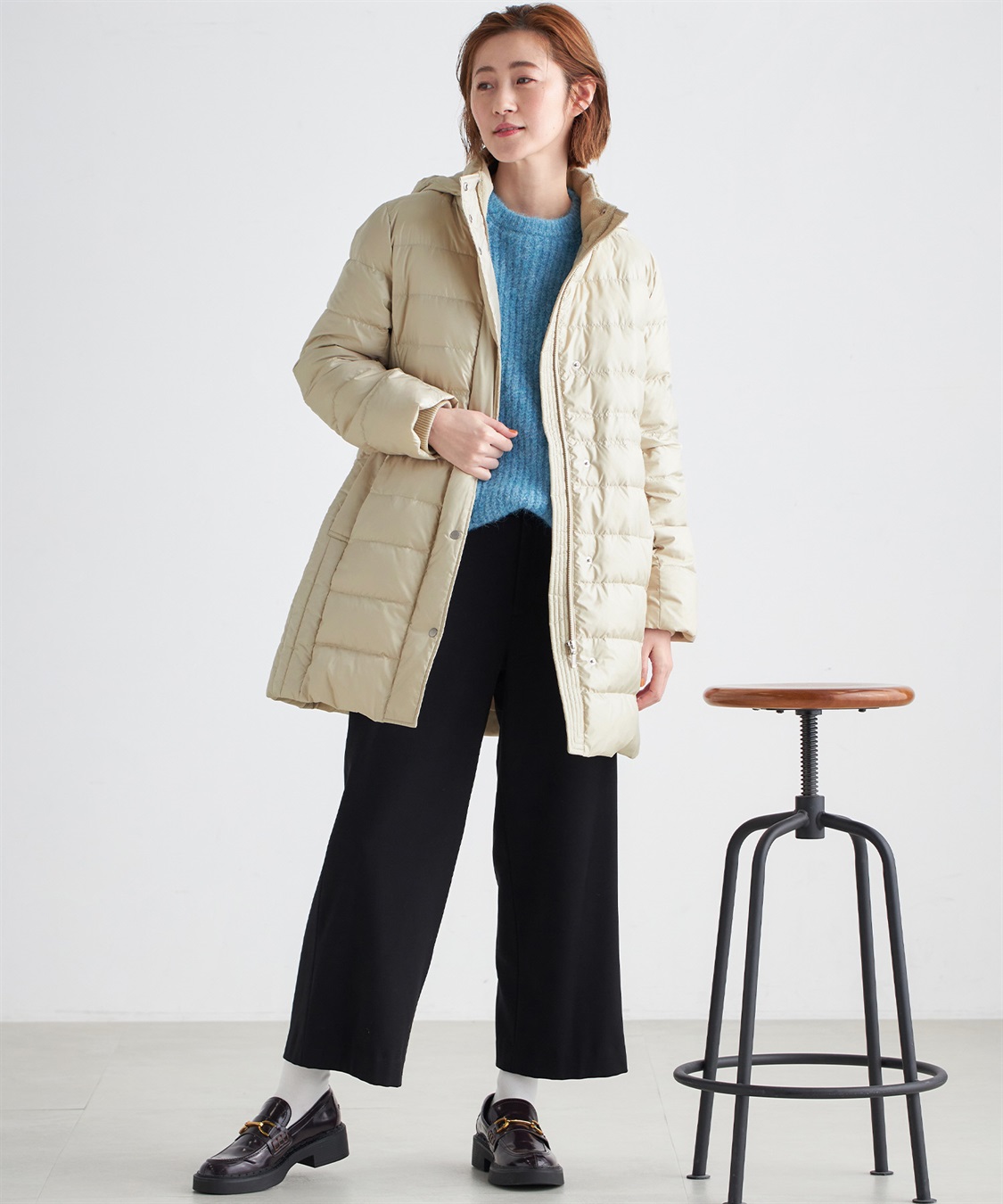 Petit Honfleur 裏起毛タックパンツ_sub_14