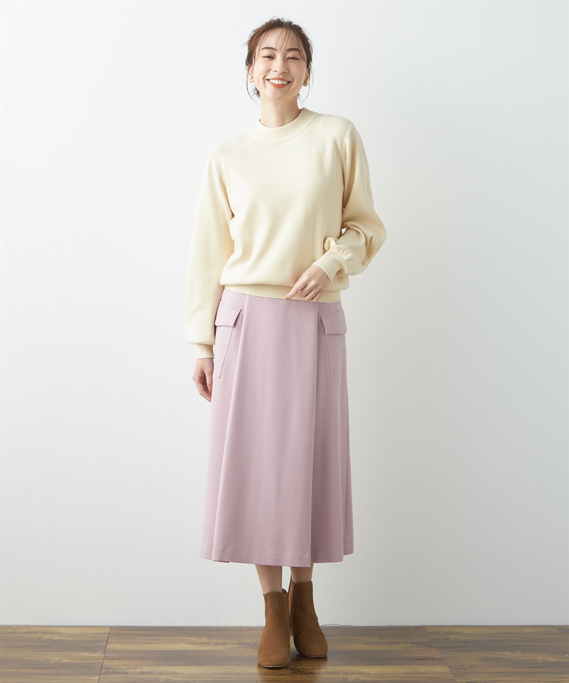 Petit Honfleur サイドポケットスカート_sub_9