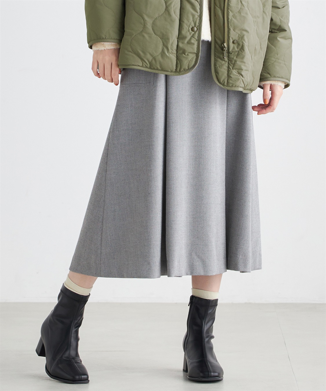 Petit Honfleur サイドポケットスカート_sub_11