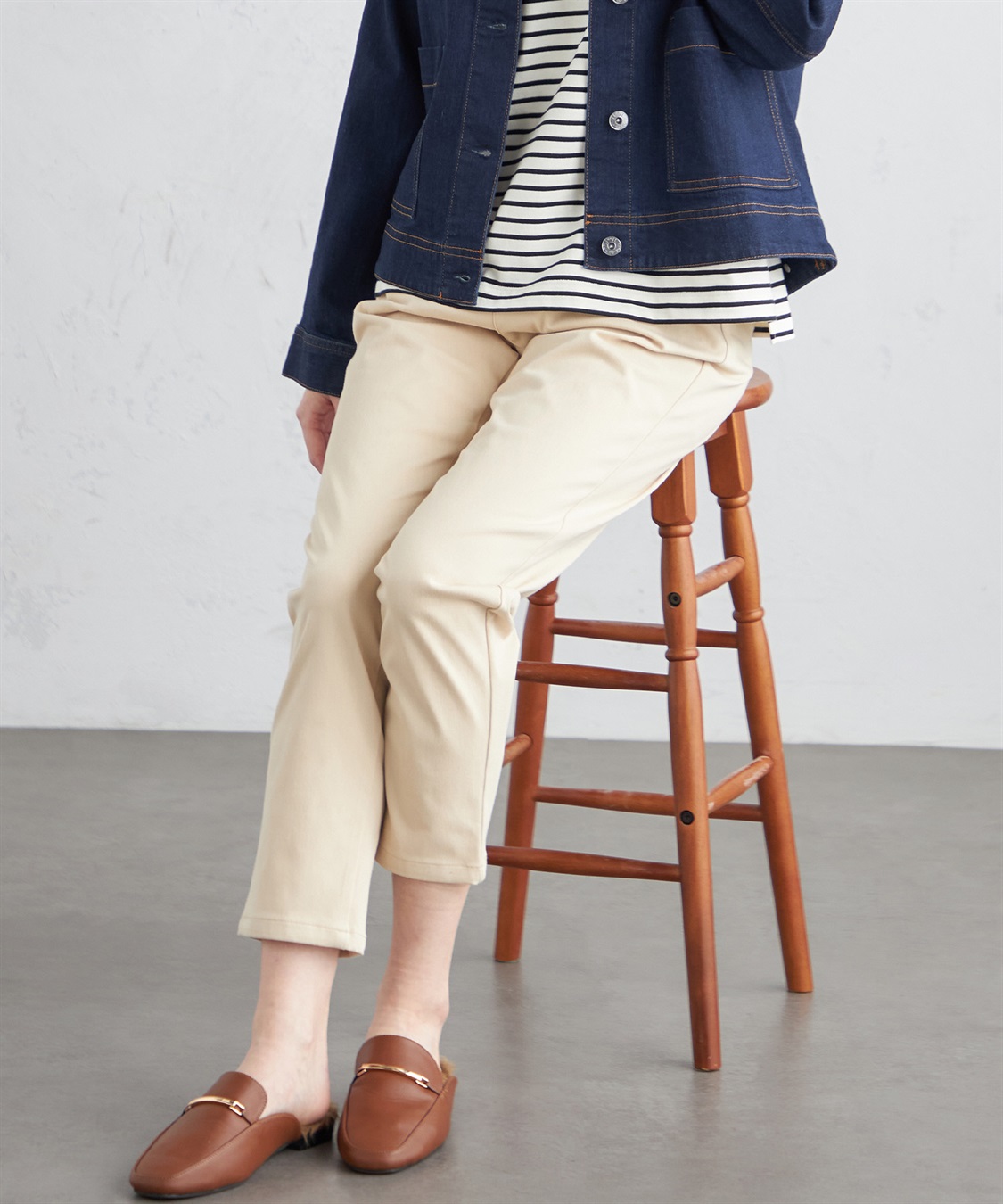 Petit Honfleur ストレッチパンツ_sub_12