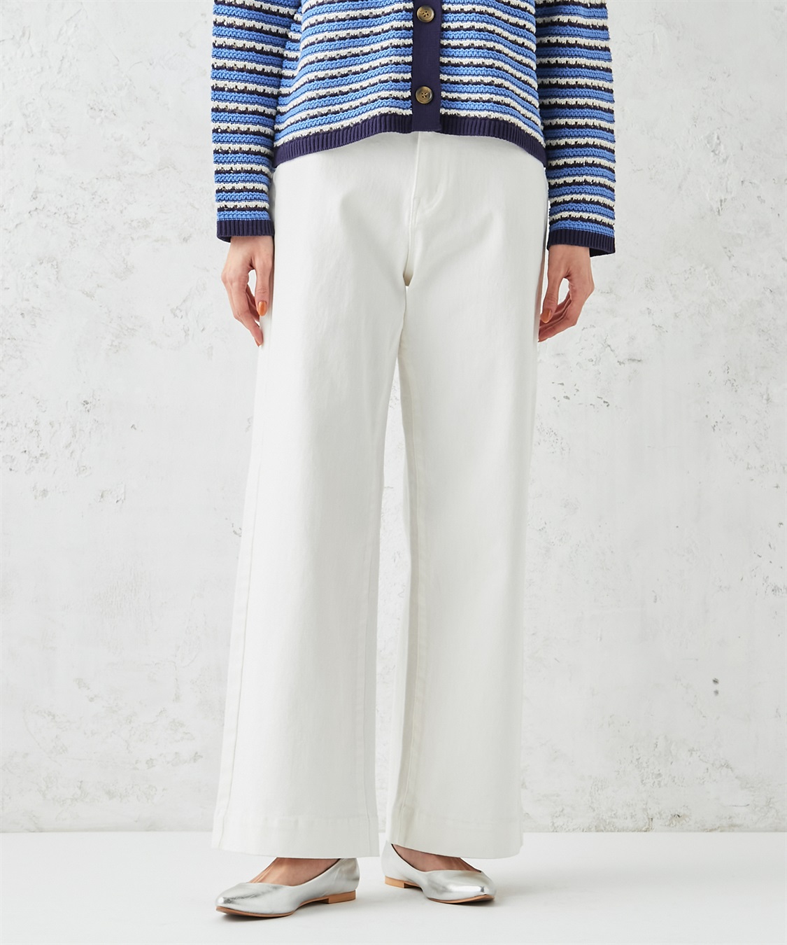 Petit Honfleur バギーデニムパンツ_sub_1