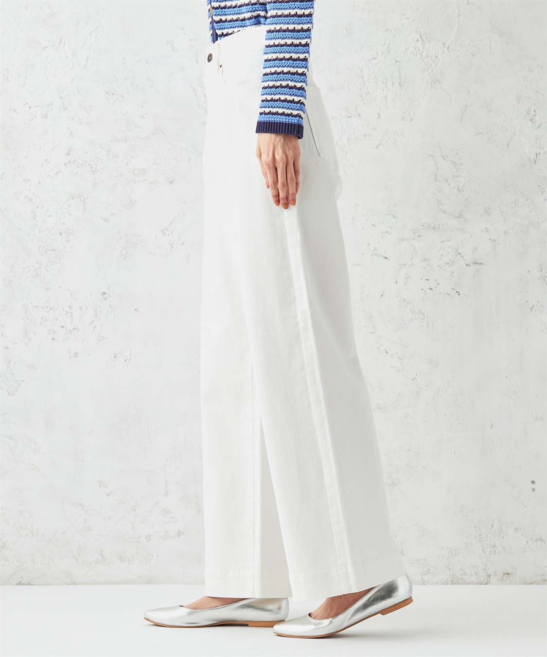 Petit Honfleur バギーデニムパンツ_sub_2