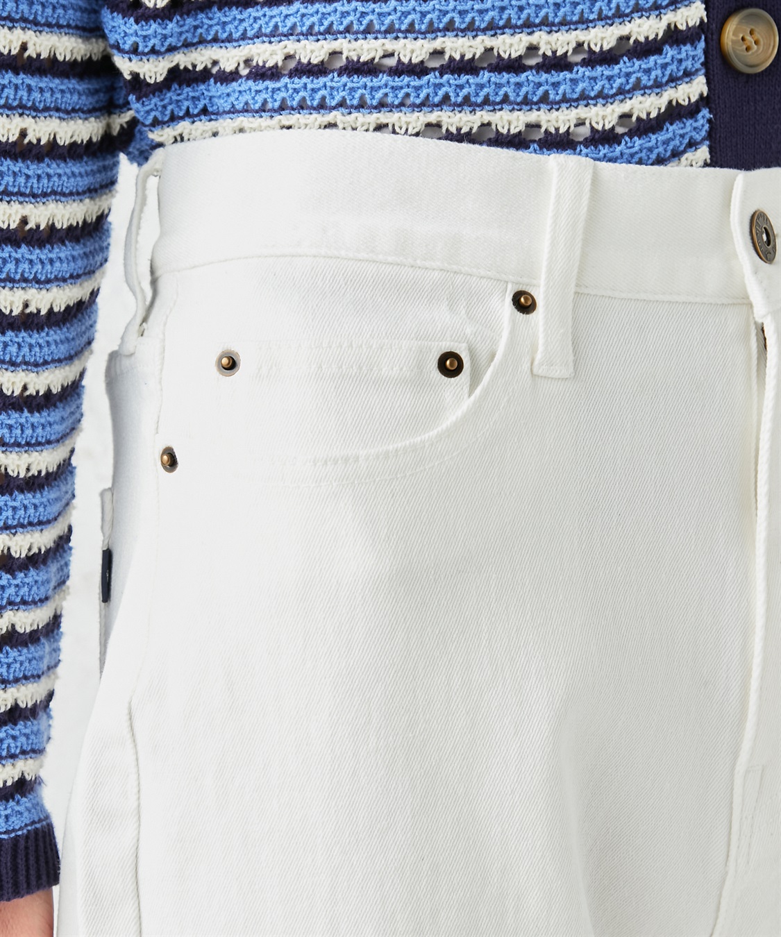 Petit Honfleur バギーデニムパンツ_sub_5