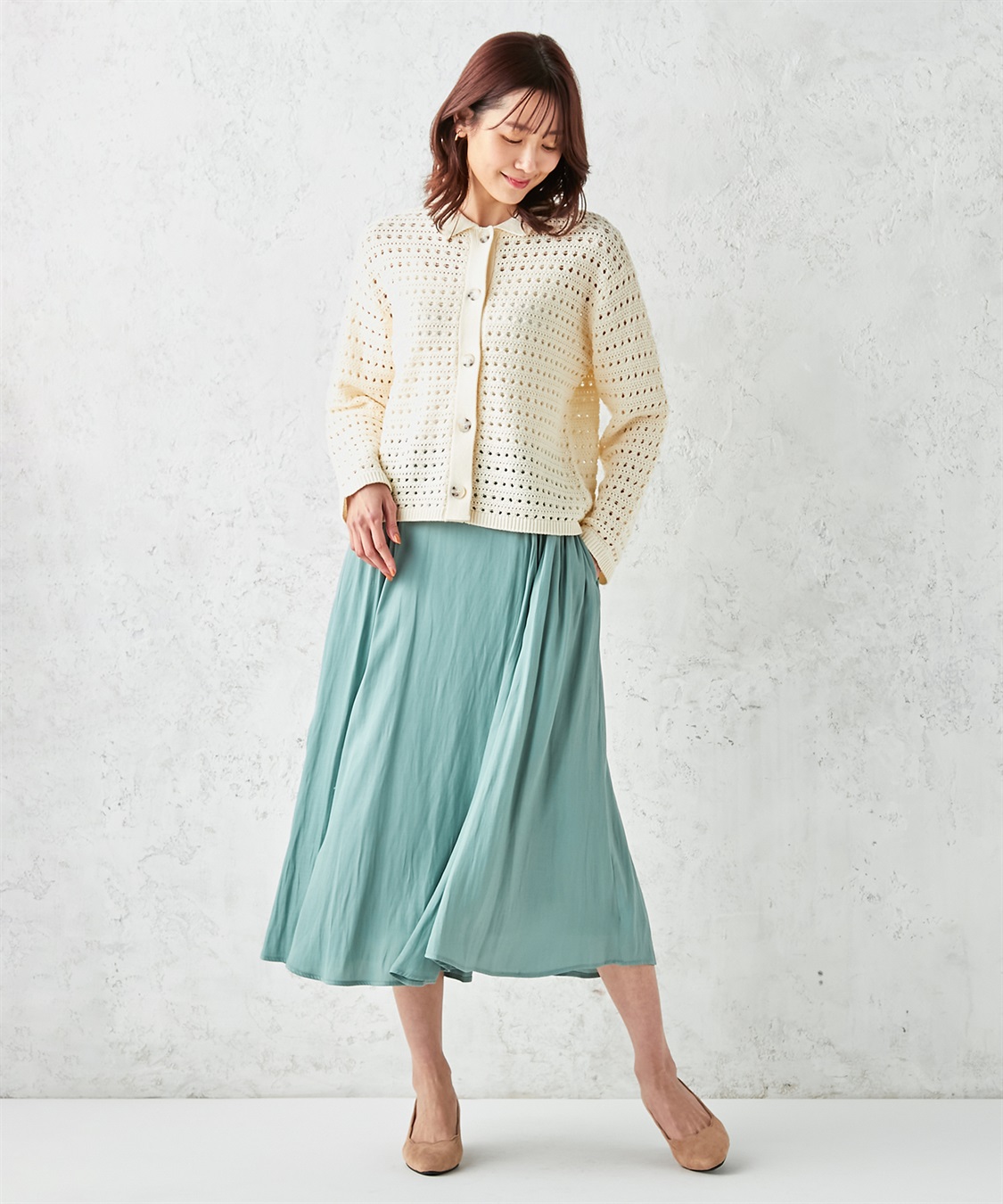 Petit Honfleur ツイルギャザースカート_sub_9