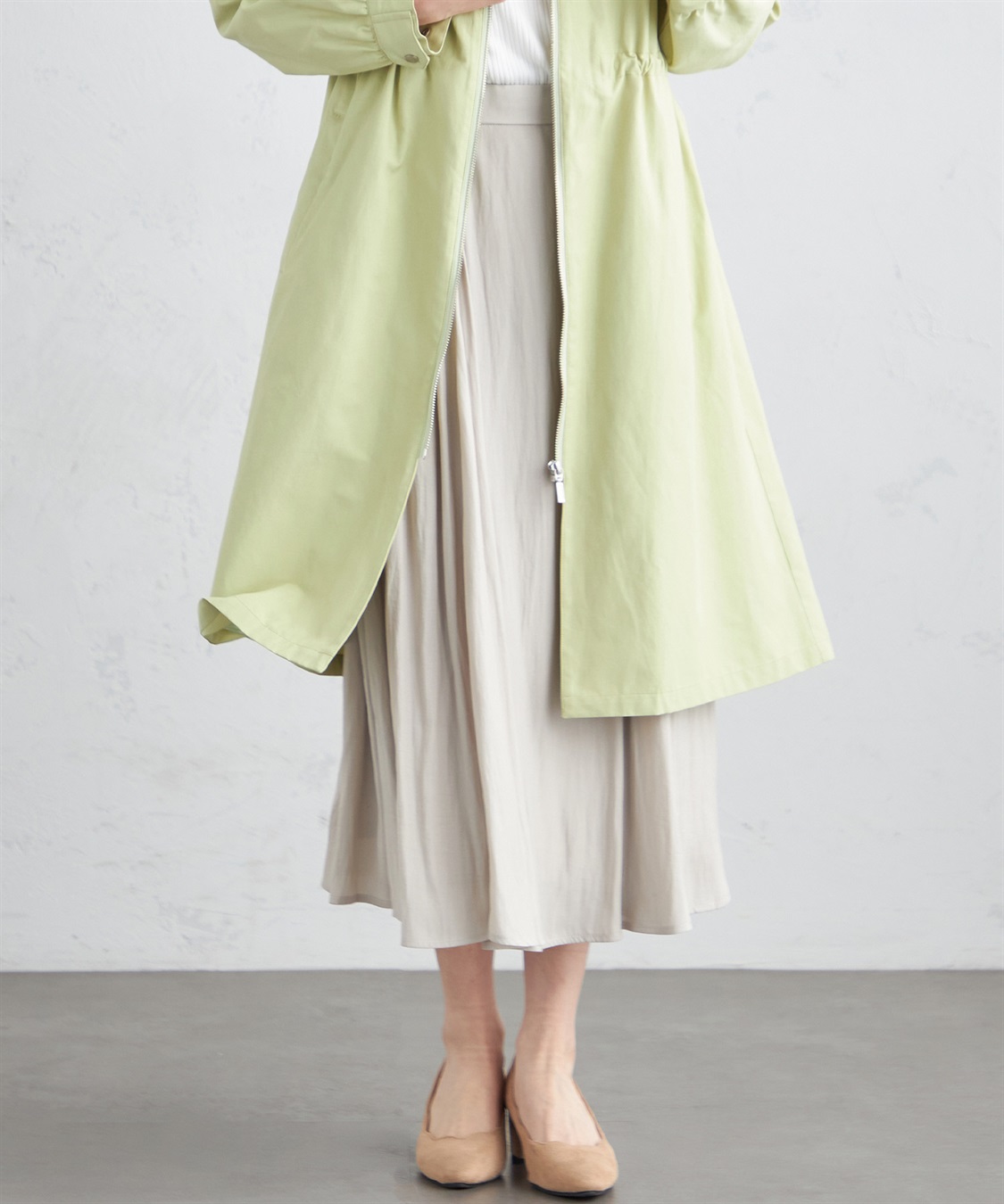 Petit Honfleur ツイルギャザースカート_sub_10
