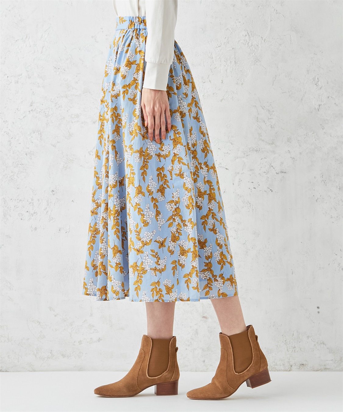 Petit Honfleur プリントスカート_sub_2