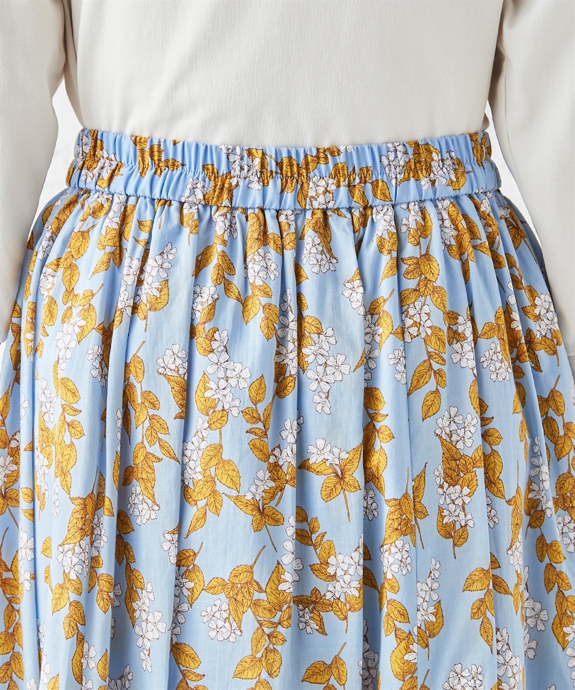 Petit Honfleur プリントスカート_sub_5