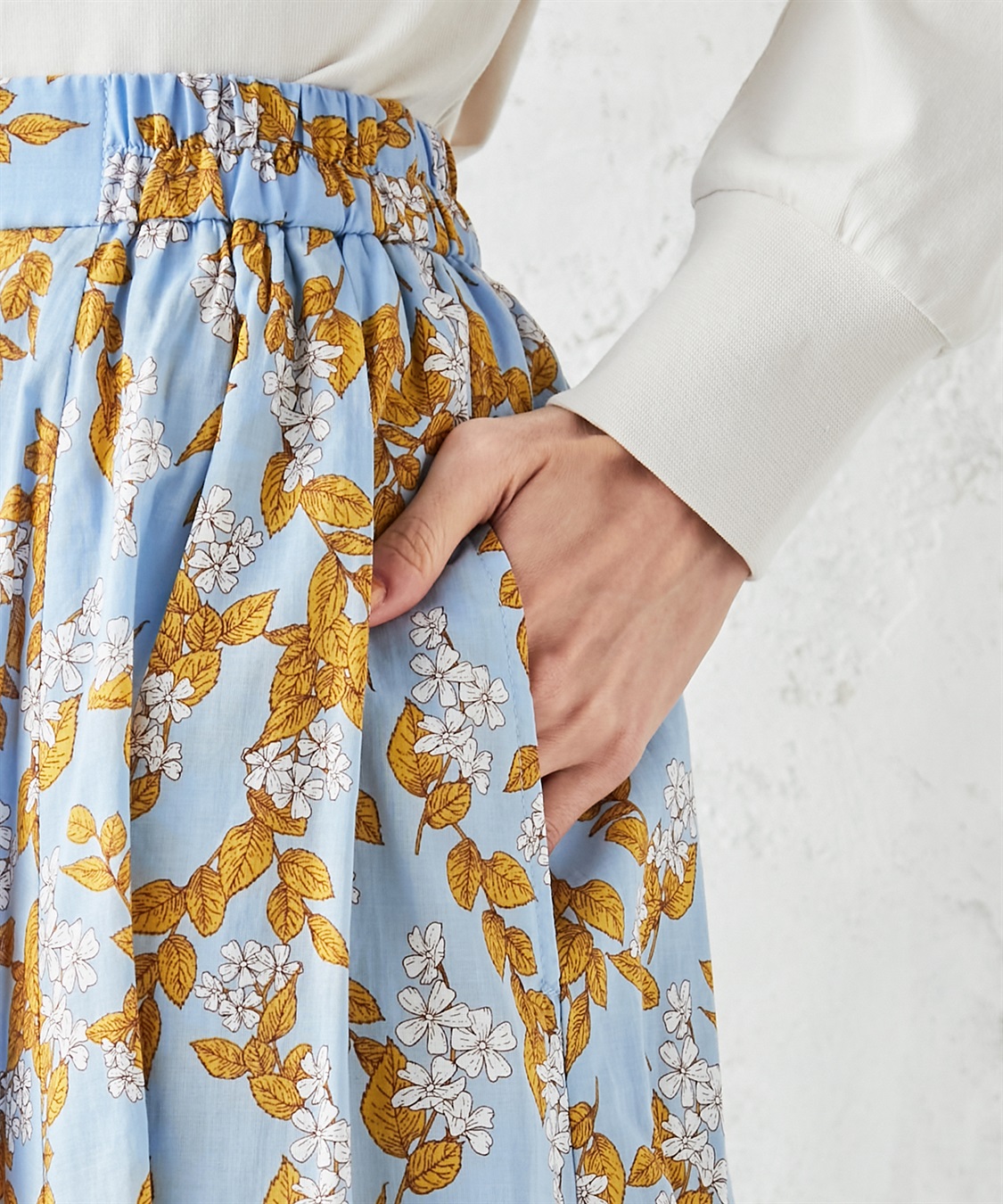 Petit Honfleur プリントスカート_sub_6