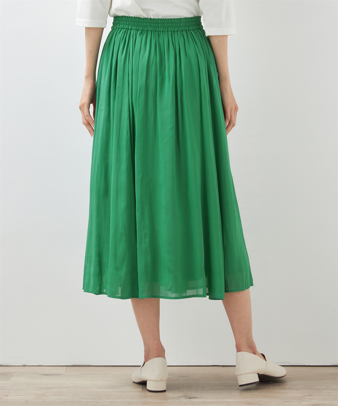 Petit Honfleur シアーギャザースカート_sub_3