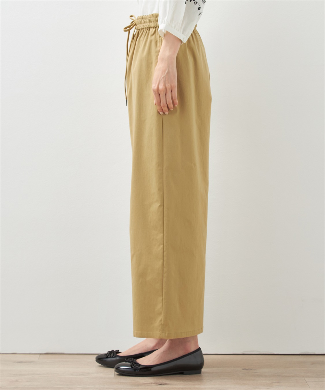 Petit Honfleur リネンブレンドワイドパンツ_sub_2