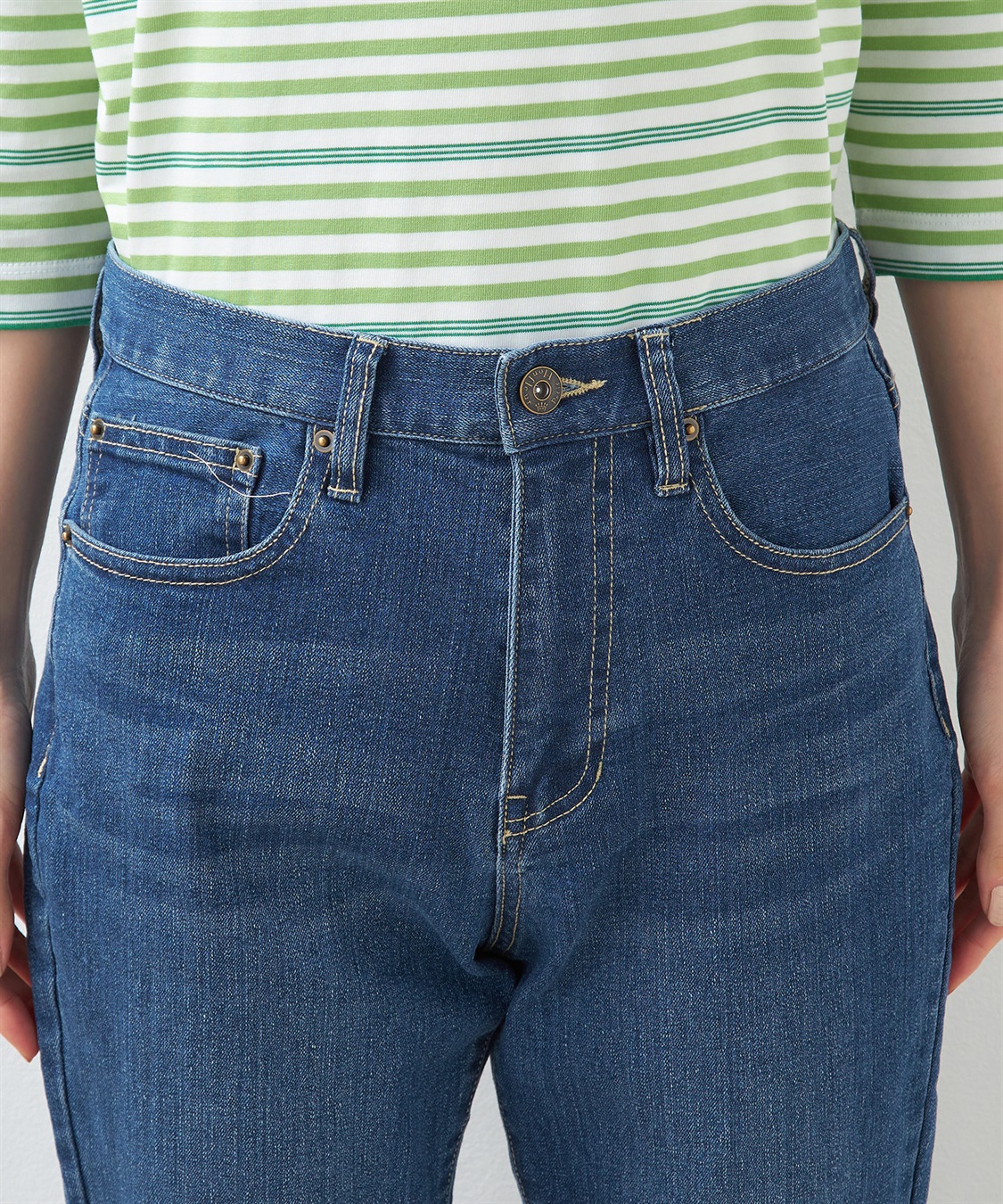 Petit Honfleur ストレートデニムパンツ_sub_3