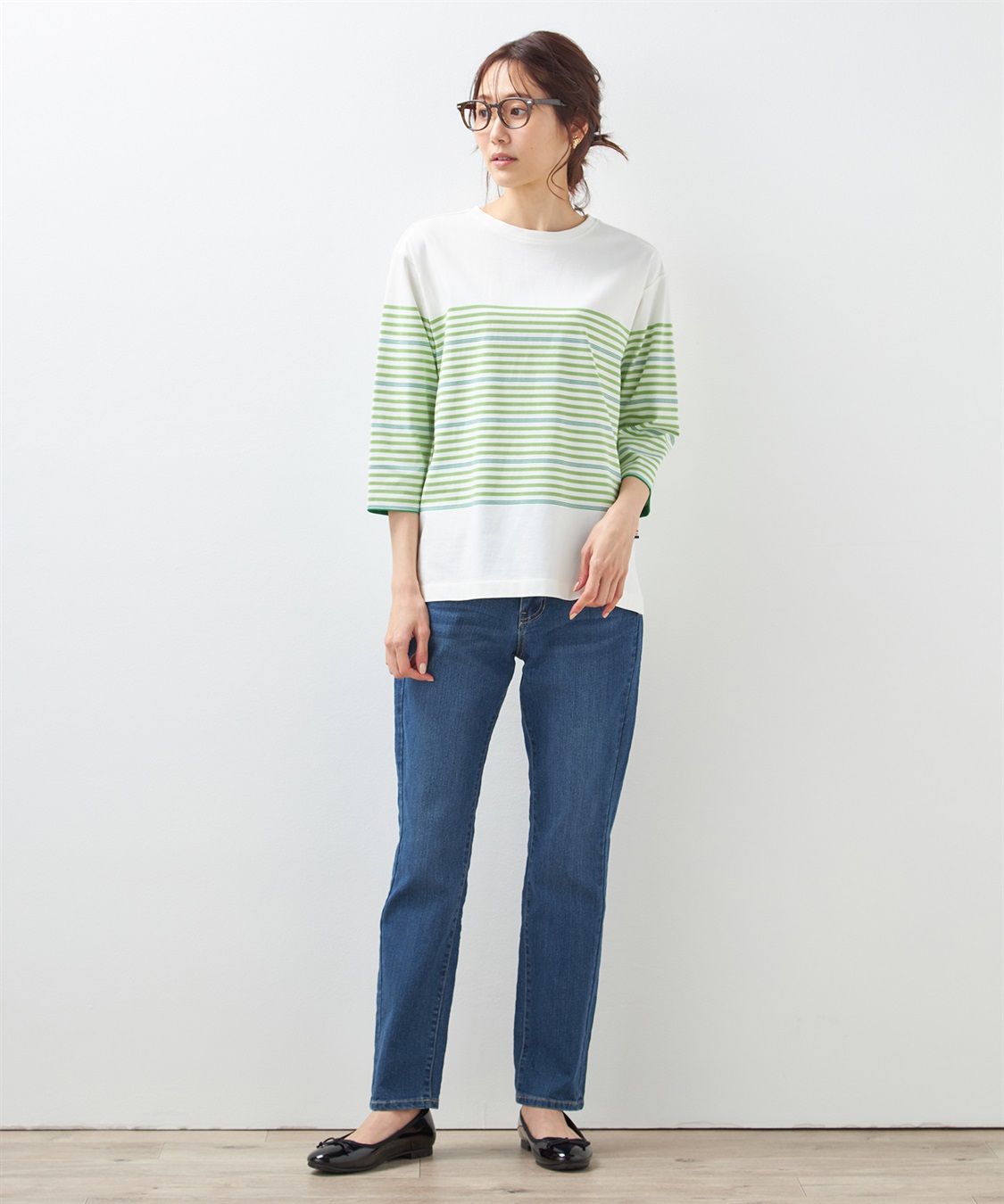 Petit Honfleur ストレートデニムパンツ_sub_12