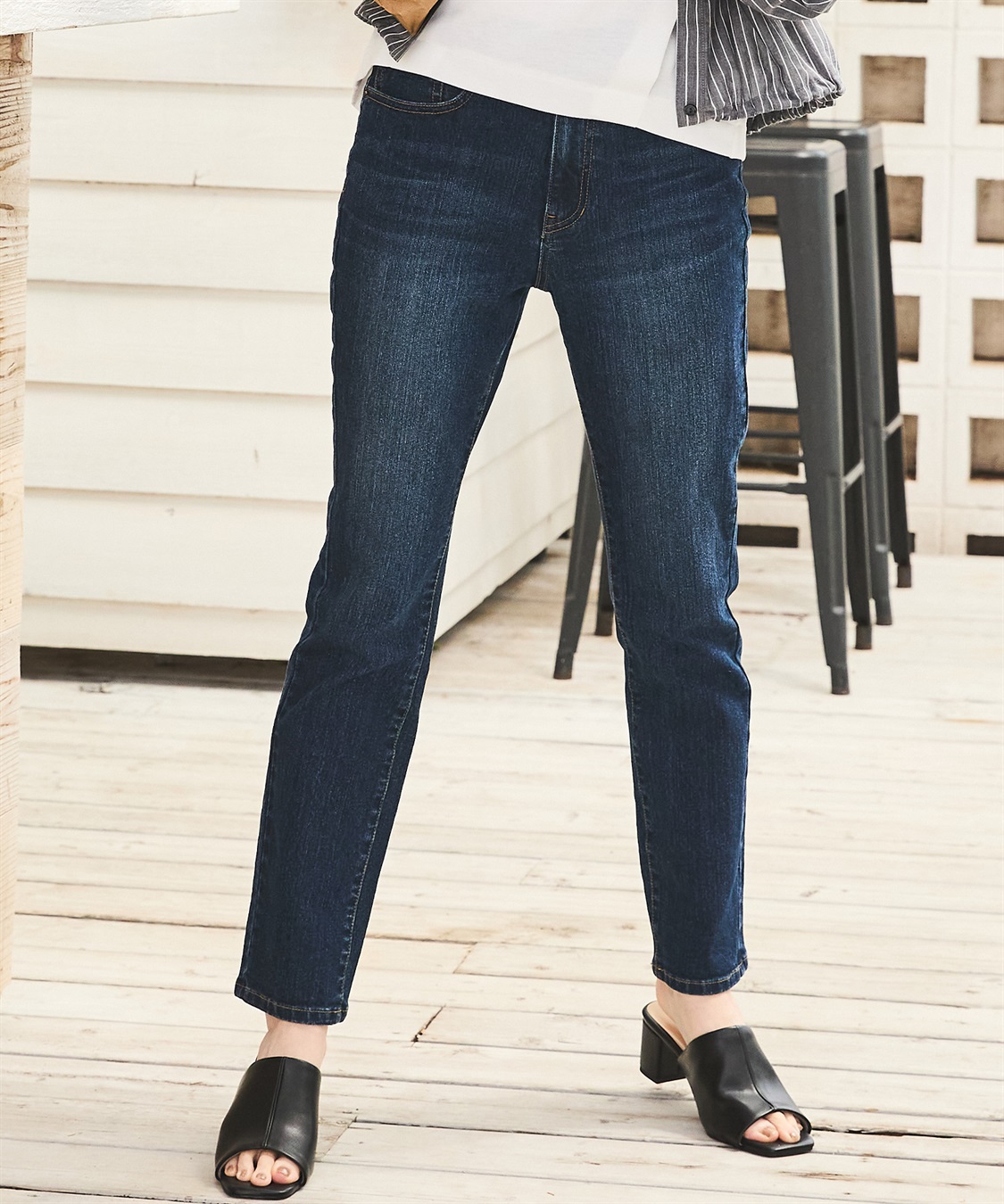 Petit Honfleur ストレートデニムパンツ_sub_13