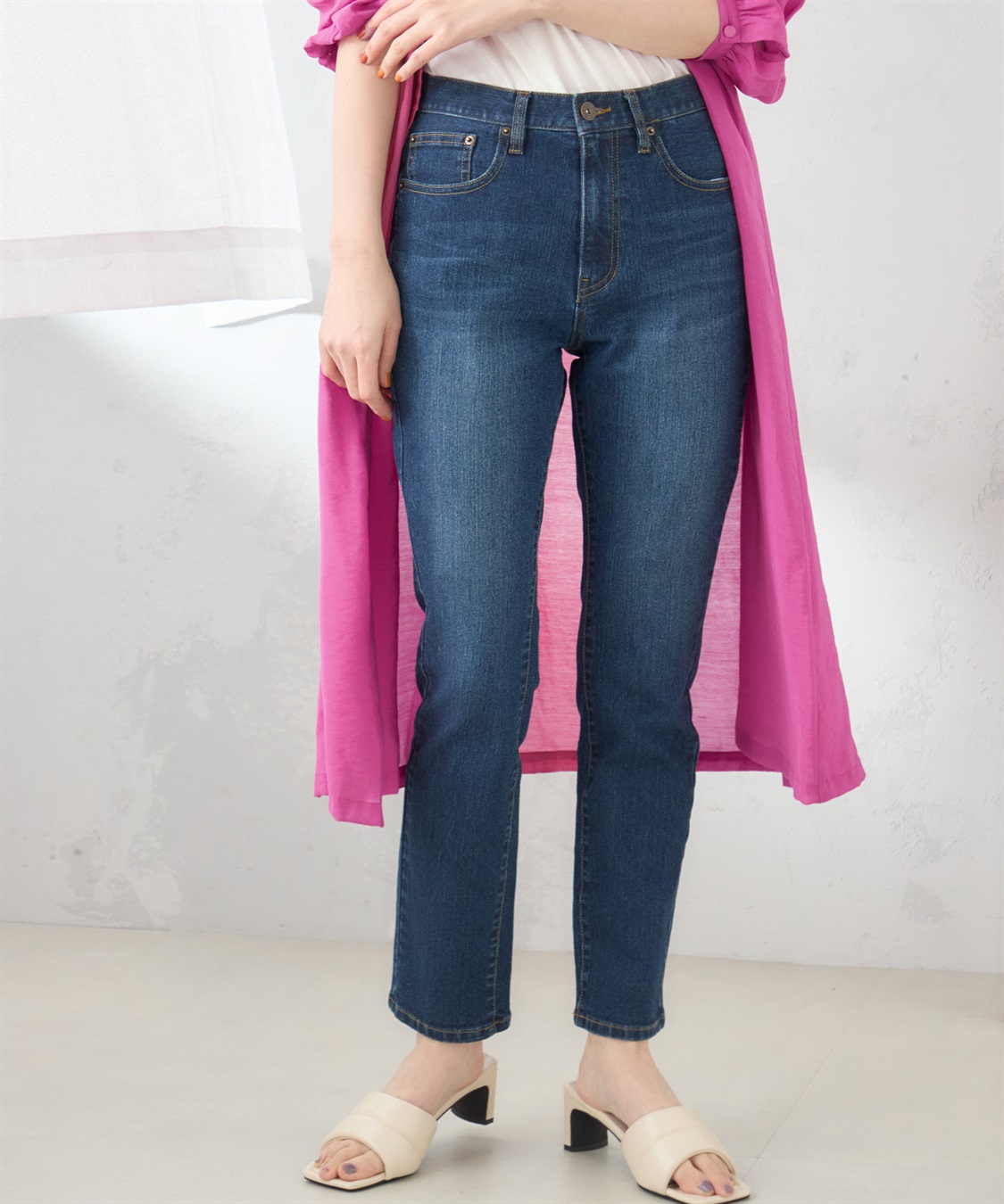 Petit Honfleur ストレートデニムパンツ_sub_16