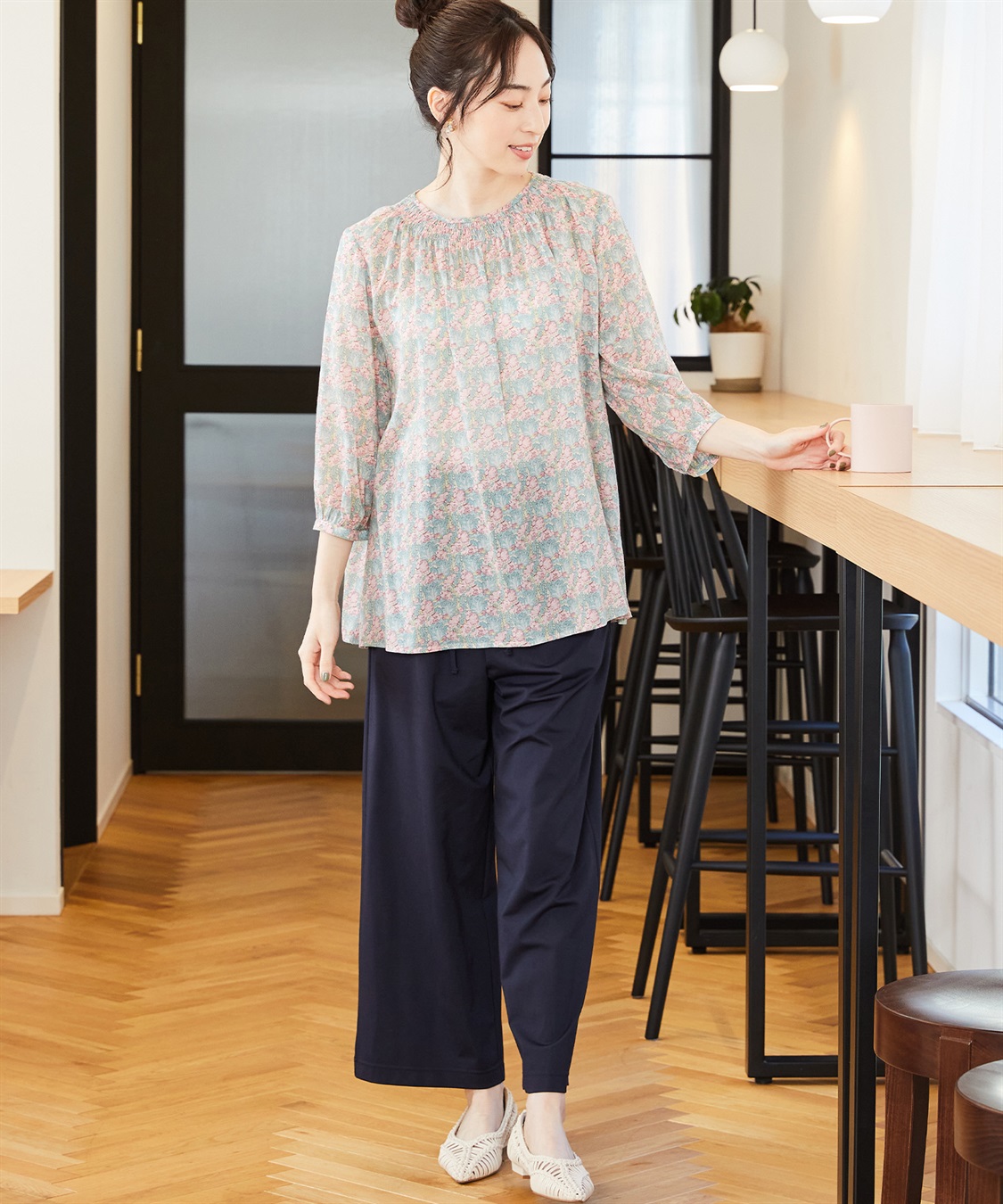 Petit Honfleur ワイドパンツ_sub_16