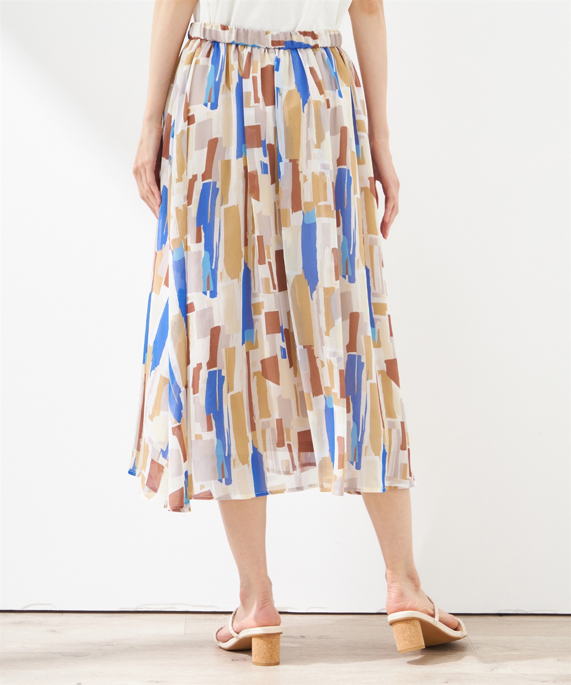 Petit Honfleur プリントスカート_sub_2