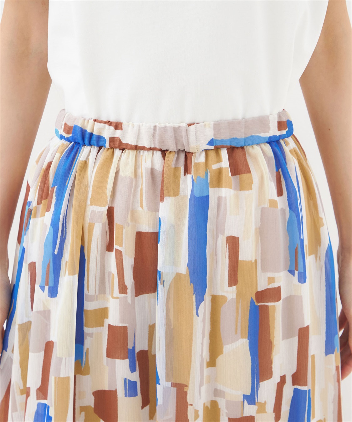 Petit Honfleur プリントスカート_sub_3