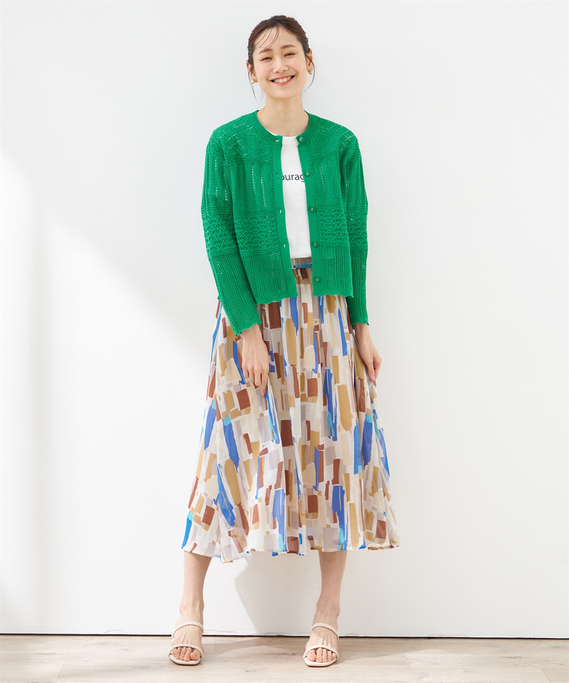 Petit Honfleur プリントスカート_sub_7