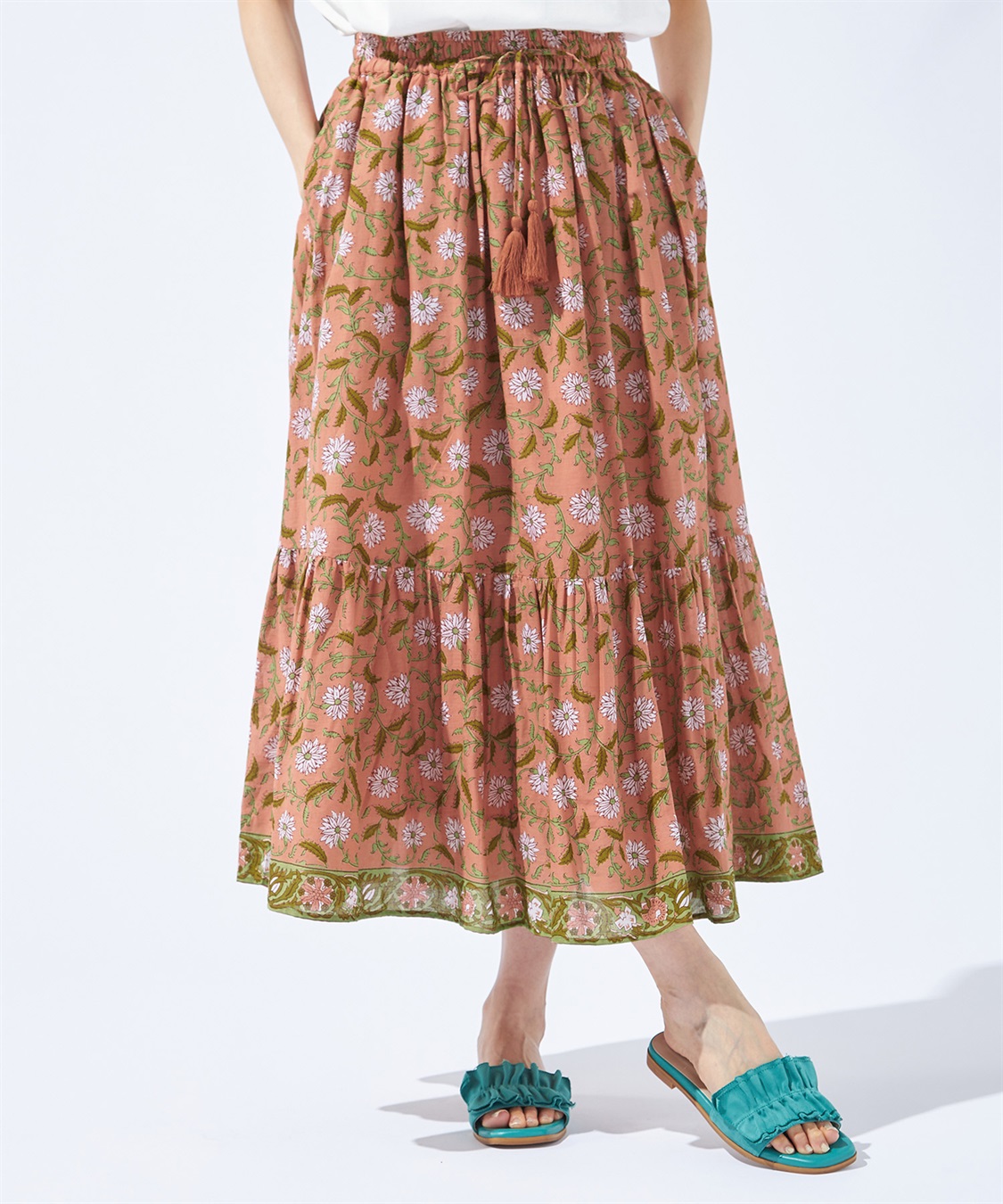 Petit Honfleur パネルプリントスカート_sub_4