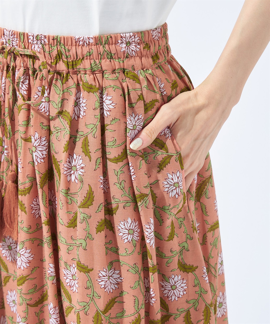 Petit Honfleur パネルプリントスカート_sub_8