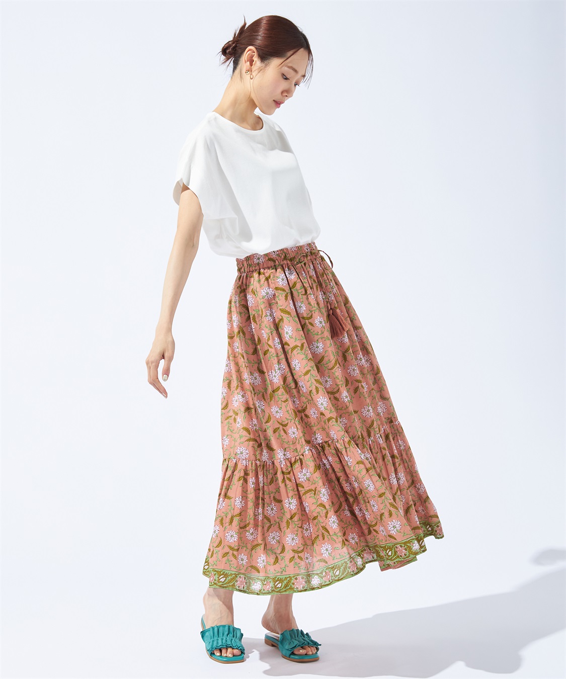 Petit Honfleur パネルプリントスカート_sub_13