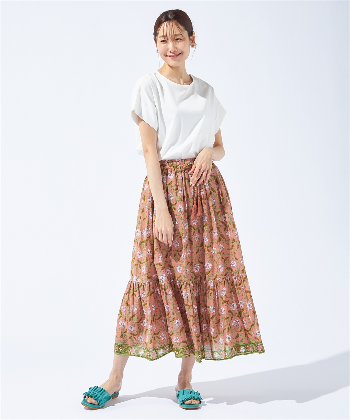 Petit Honfleur パネルプリントスカート_sub_14