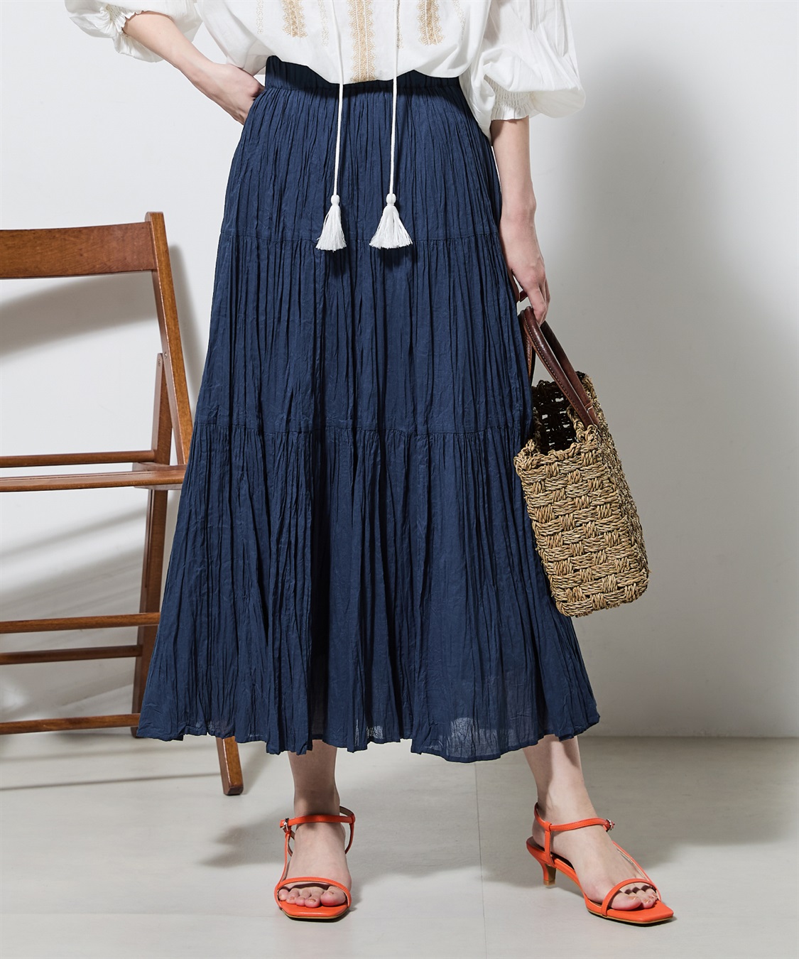 Petit Honfleur ティアードスカート_sub_1