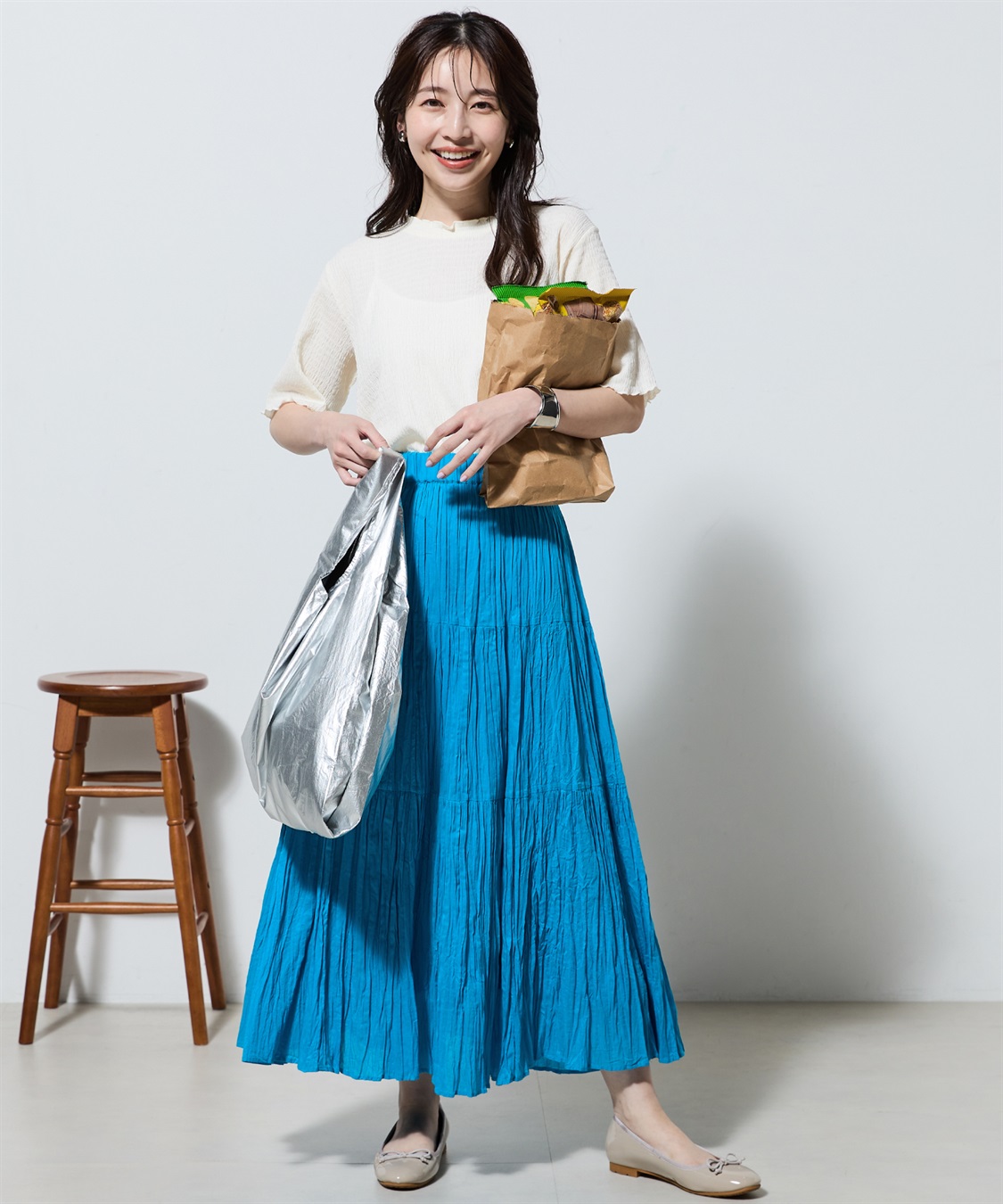 Petit Honfleur ティアードスカート_sub_10