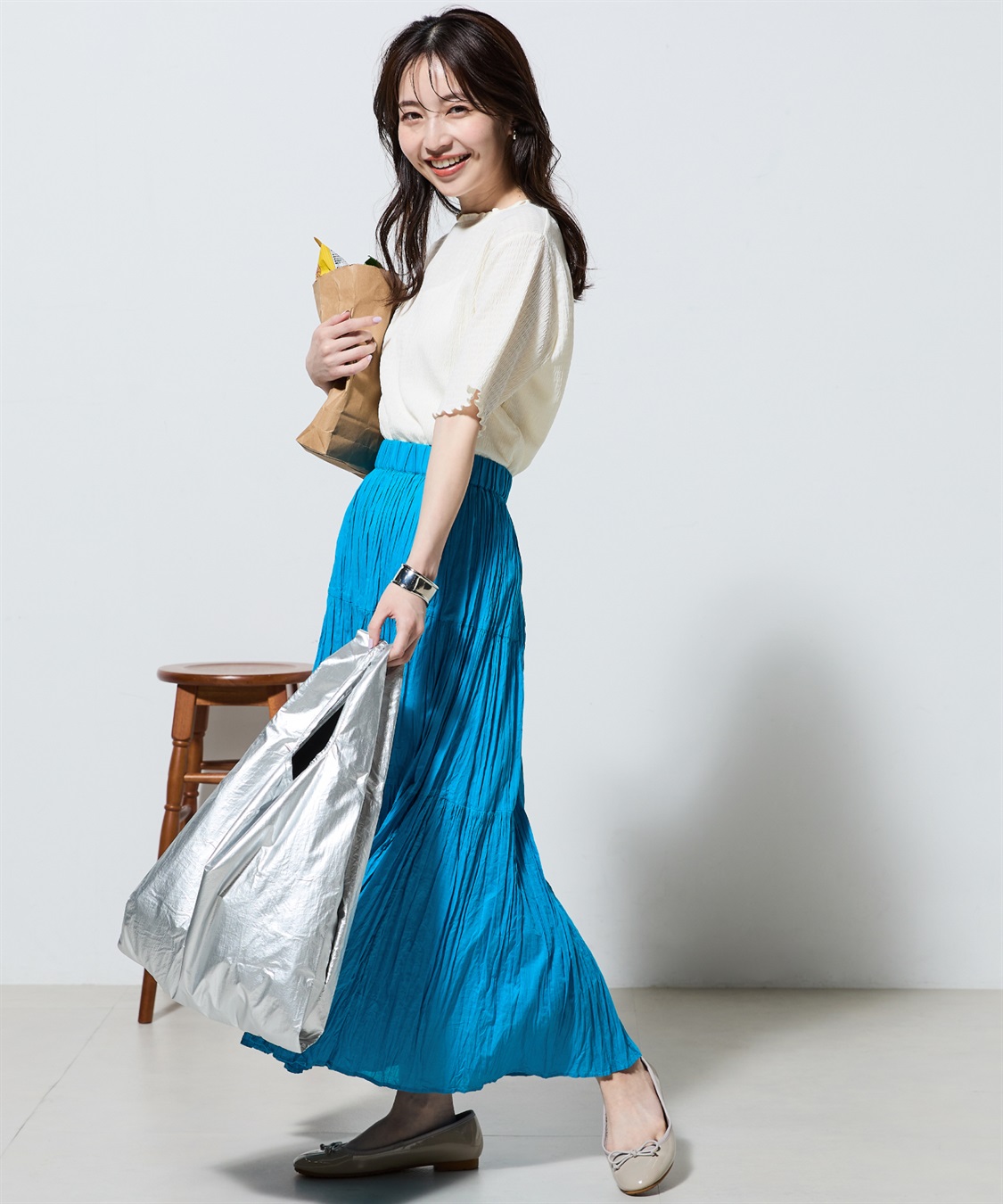 Petit Honfleur ティアードスカート_sub_11