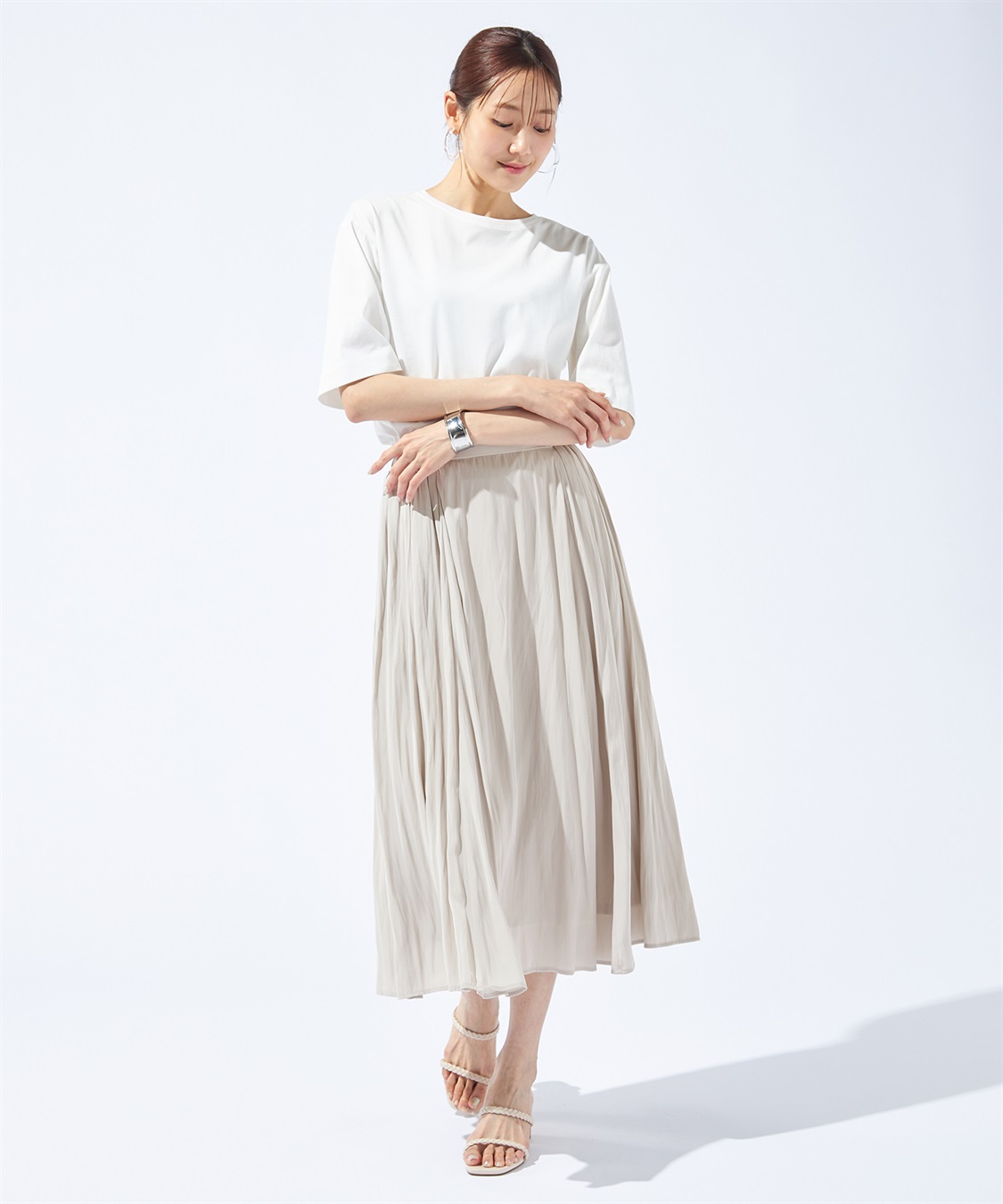 Petit Honfleur ギャザースカート_sub_4